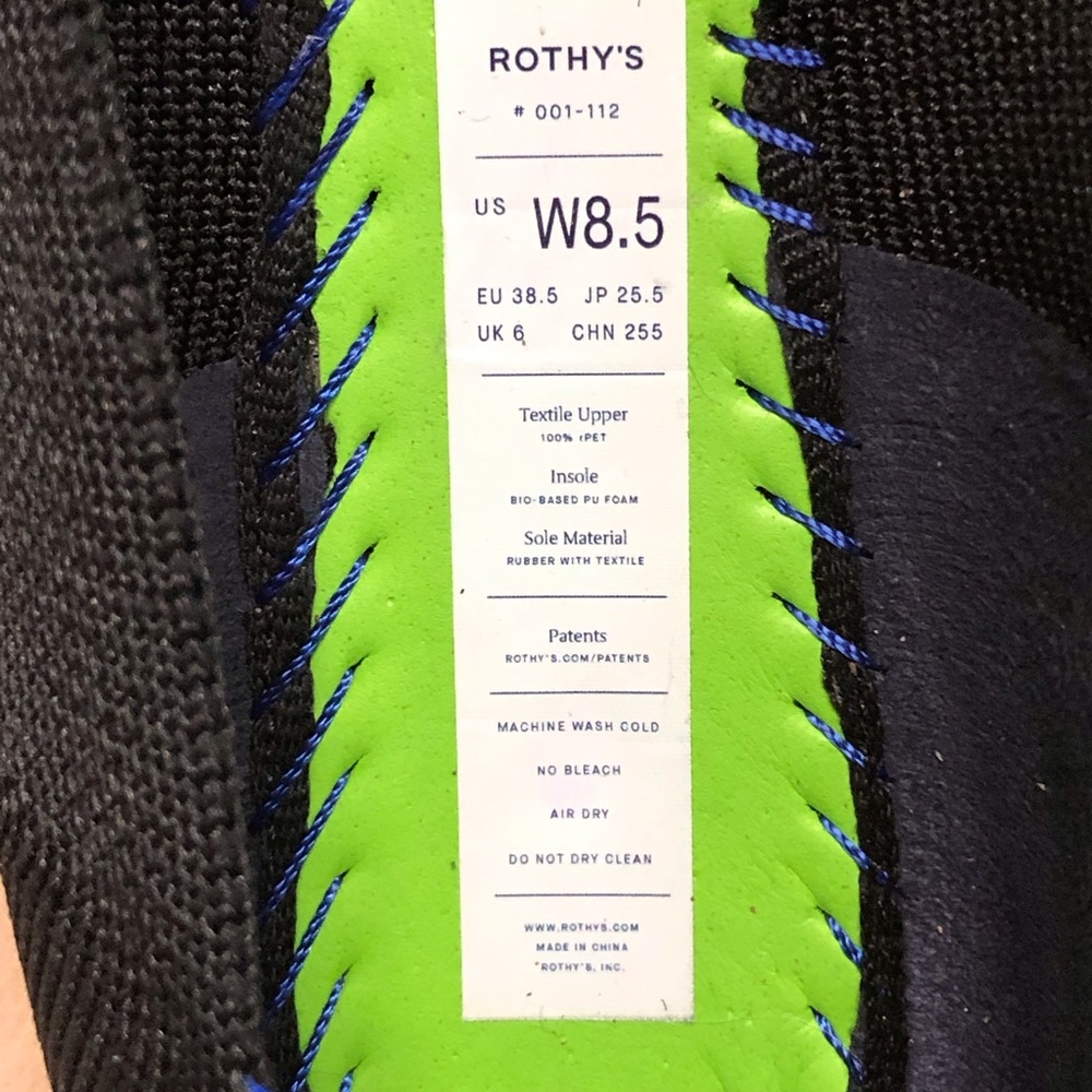 Rothy’s The Flat Knit Shoe sz 8.5 - Picture 11 of 14